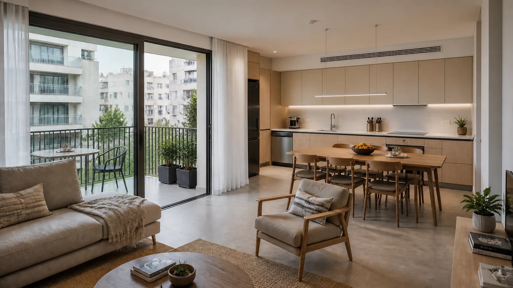 Render of a typical rebuilt apartment